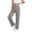Gray, variant on Womens Linen Pants Button Up High Waisted Linen Pants Business Casual Summer Pants, S-2XL