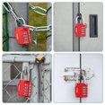 thumbnail image 5 of Locks for Locker, 4 Digit Combination Locks for Luggage Locker Storage Box Warehouse Bike Fence School Gym Red, 5 of 10