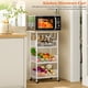 thumbnail image 2 of Carro de Cocina para Microondas ThreeHio de 4 Niveles con Estantes, 2 of 7