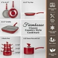 thumbnail image 3 of Granitestone Diamond Farmhouse 13 Piece Pots and Pans Set, Nonstick Cookware Set, 3 of 5