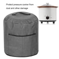 thumbnail image 1 of Pressure Cooker Cover, Round Pressure Cooker  Cover Cooker Protective Cover With Storage Pocket Kitchen Household Appliances Dust Cover Accessories, 15 X 15.2 In, 1 of 8