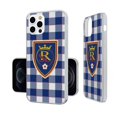 thumbnail image 7 of Real Salt Lake iPhone Plaid Design Clear Case, 7 of 7