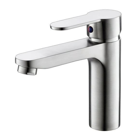 Topcraft  Chrome One-Handle Single Hole Modern Bathroom Sink Faucet