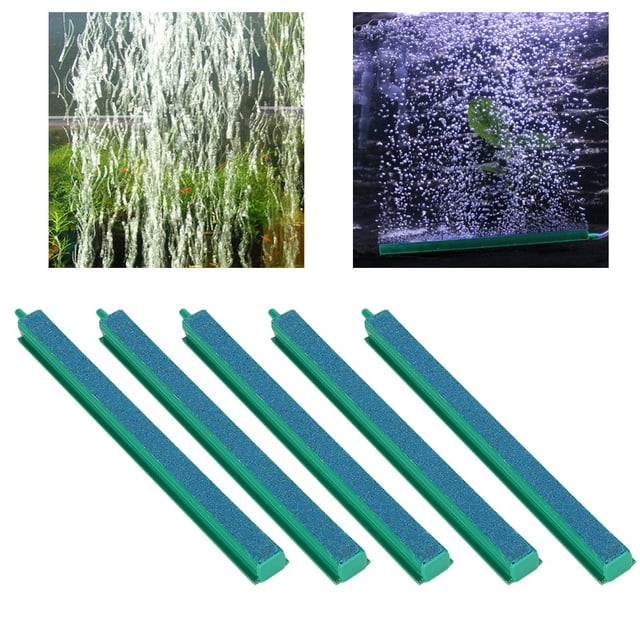 Aquarium Sand Bar, Oxygen Diffuser Bubble Bars for Fish Tanks, Adds Landscape, Reusable, Two Sizes, Durable Made of PVC and Sandstone, Works with Air Pump