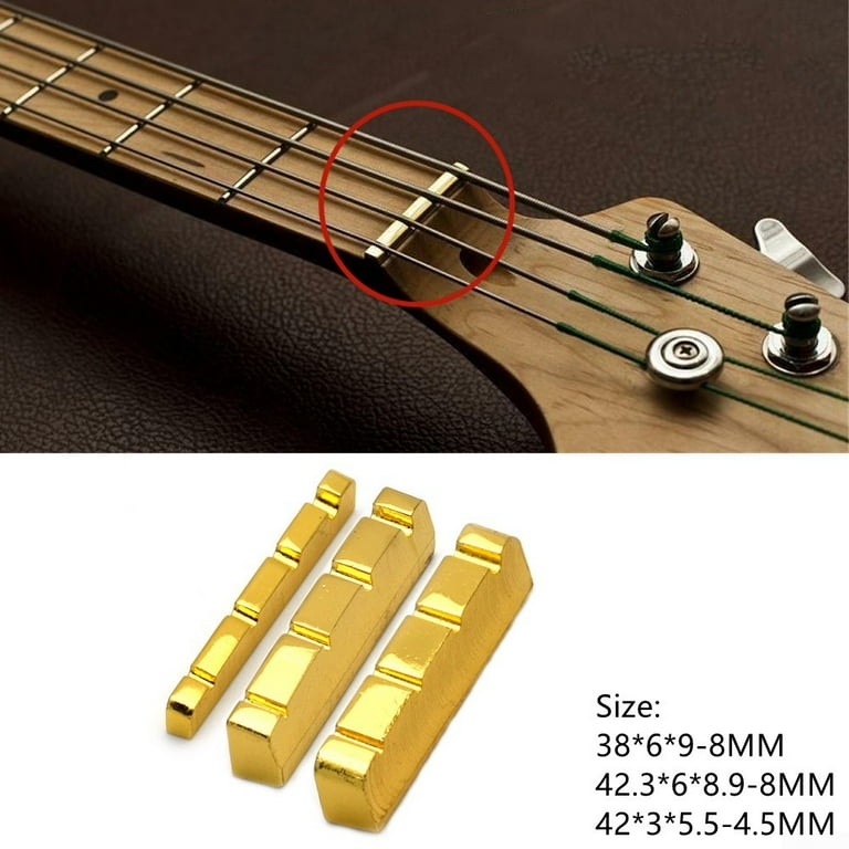 Gold plated bass sale strings
