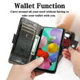 thumbnail image 2 of Case for Samsung Galaxy A51 5G Cover Leather Wallet Folio Case Book Design Flip Magnetic Closure - Black, 2 of 5