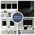 thumbnail image 3 of ZimJAHO No Drill No Tools Cellular Shades Cordless Top Down Bottom Up Honeycomb Blinds Blackout Window Blinds Easy to Install, Blackout-Black, 46"W x 48"H, 3 of 10