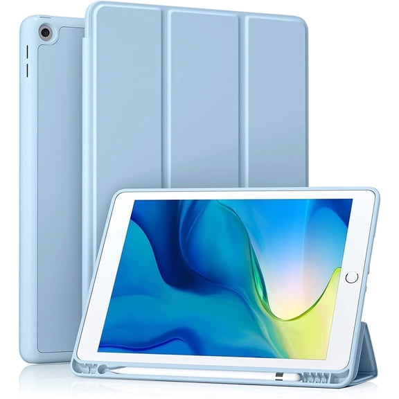 GEAK 10.2 inch Case for iPad 9th 8th 7th Generation Case Cover with Pencil Holder