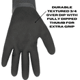 thumbnail image 5 of Chilly Grip Red Steer A325 H2O Waterproof Thermal Insulated Gloves, Gray, Snug-Fit Wrist, Textured Palm, Size XL, 5 of 5