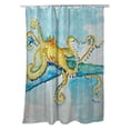 thumbnail image 1 of Betsy Drake SH547 Rideau de Douche en Pieuvre Doré de 70 x 72 Po, 1 of 1