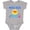 AC-Heather Grey, variant on Myrtle Beach Vacation Time Girls Baby Bodysuit