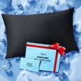 thumbnail image 1 of Funda de almohada Rifens Ice Cooling para personas que duermen en caliente, color negro, 1 of 6