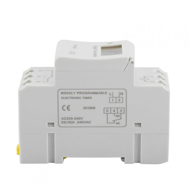 Commutateur Numérique LCD, 16a Numérique LCD Puissance Programmable Commutateur Relais Temps Commutateur Puissance Emballé Performance