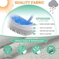 thumbnail image 2 of MISSMILE Heavy Duty 1200D PU Waterproof Boat Cover, 20-22 Trailerable Marine Grade Polyester Canvas, Fits 20-22ft V-Hull, Runabout, Tri-Hull, Pro-Style Bass Boat with Tightening Strap, 2 of 7