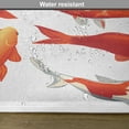 thumbnail image 6 of Ambesonne Fish Place Mats Set of 4, Koi Shoal Chinese Animal, Standard Size, Orange White, 6 of 6