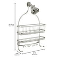 thumbnail image 2 of iDesign, York Lyra Jumbo Shower Caddy, Satin, 2 of 6