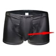 thumbnail image 3 of HUPOM Men'S Underwear Underwear For Men Pack Medium waist Comfort Waist Solid Briefs Black L, 3 of 5