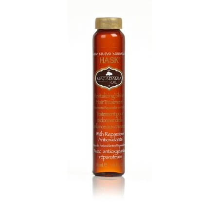 Hask Macadamia Oil Moisturizing Shine Oil Vial 8 Oz