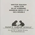 thumbnail image 3 of Blue Hubbard Heirloom Winter Squash Seeds, 3 of 5
