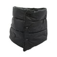 thumbnail image 1 of Bufanda de invierno sólida, cálida, suave, impermeable, con cuello brillante para mujer para deportes al aire libre negro, 1 of 9