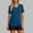 Blue, variant on Hiking Tops Women UPF 50+ Cooling Work out Shirts Women Solid Color Short Sleeve V Neck Breathable Loose Fit Light Jackets for Women for Beach and Water Sports White XXL