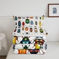 thumbnail image 5 of Erosebridal Dreamy Beetles Twin Comforter Sets,Bug Collection Theme Bedding Set,White Green,Reversible,2pcs,1 Comforter and 1 Pillowcase, 5 of 7