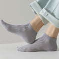 thumbnail image 4 of No Show Socks for Men Non Slip Low Cut Ankle Sock for Walking Running Gym Workouts,Dark Gray, 4 of 6