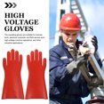 thumbnail image 4 of Pavo 1 Pair of Work Gloves Insulating Gloves High Voltage Electrical Work Gloves Rubber Gloves, 4 of 5