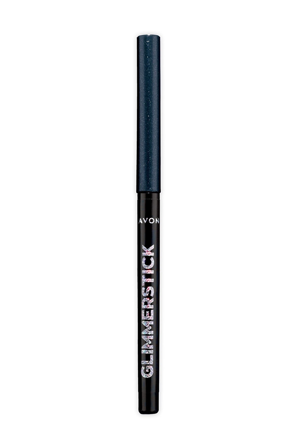 Avon Ultra Colour Glimmerstick Retractable Diamonds Eyeliner, BLACK ICE, Waterproof & Smudge-Proof Shimmer Eye Makeup, SET OF 4, 0.012 oz / 0.35 g Each
