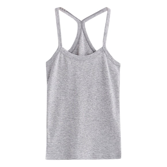 Zshosam Kids Sleeveless Shirt Girls Athletic Tank Tops, Pleated Mesh Back- Dry Fit Active Performance Shirts for Dance, Gymnastics, & Everyday Wear Size 100,(Grey 100)