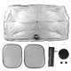 thumbnail image 1 of Parasol para coche, color plateado, tamaño pequeño, protector solar, parasol para ventana, resistente a los rayos UV, 1 of 10