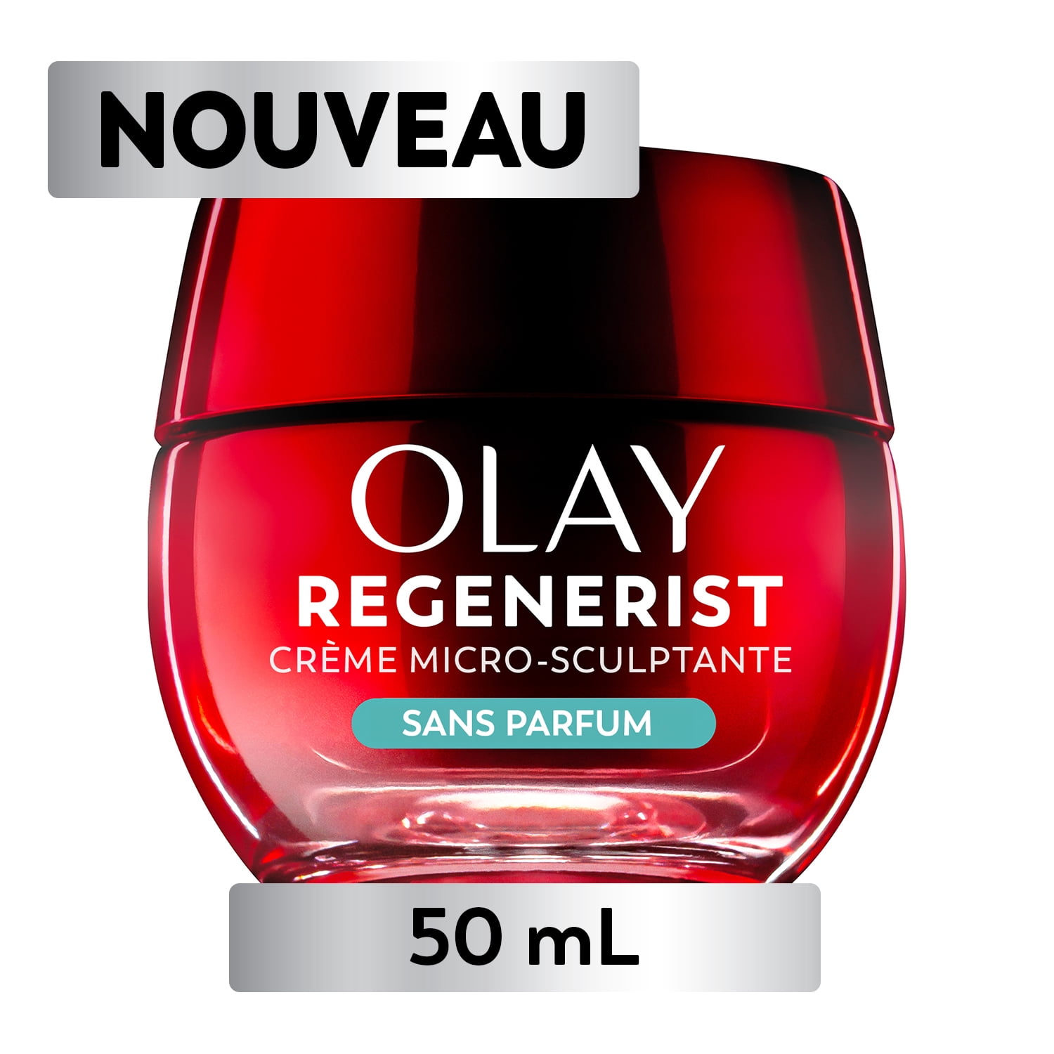 Olay Face Cream, Regenerist Micro-Sculpting Cream Face Moisturizer, Fragrance-Free - Hydrating, Anti-Aging, Anti-Wrinkle, Skin Care - Hyaluronic Acid, Niacinamide 50mL