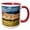 Red/White, variant on 3drose, Dunes of Great Sand Dunes National Park, Colorado, 11oz Magic Transforming Mug