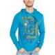 thumbnail image 1 of Buffalo David Bitton Sudadera con capucha de serpiente para hombre, azul, XX-Large, 1 of 1