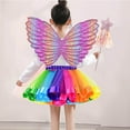 thumbnail image 3 of Disfraz de alas de mariposa para niñas, disfraz de hada, disfraz de cosplay para niños Un rosa, 3 of 9
