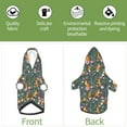 thumbnail image 3 of Uemuo Wolf Fox In Flower Forest for Winter Dog Hoodie Sweatshirts with Pockets Warm Dog Clothes for Small Dogs Chihuahua-Small, 3 of 8