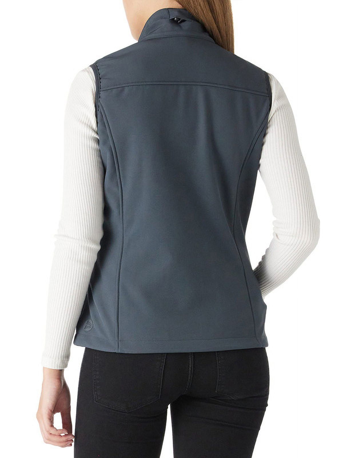 Off Road Ventures Women’s Fleece Softshell Vests Lightweight Outerwear Zip Up Sleeveless Running Vest for Golf Hiking