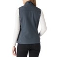 thumbnail image 3 of Off Road Ventures Women’s Fleece Softshell Vests Lightweight Outerwear Zip Up Sleeveless Running Vest for Golf Hiking, 3 of 7