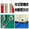 thumbnail image 3 of 100 Ensembles Kit d'Outils à Illets 1/2 Pouce Illets avec Étui de Rangement pour Tissu Toile Bâches Rideau Vêtements Cuir, 3 of 6