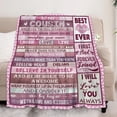 thumbnail image 2 of XZYG Best Cousin Gifts for Women Gifts for Cousins Female Birthday Gifts for CousinFunny Cousin Gifts Idea from Cousin Cousin Gift for Mothers Day Christmas Cousin Throw Blanket(50*60inch), 2 of 6