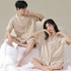 thumbnail image 2 of Conjunto de pijama de verano para Hombre y Mujer, ropa de dormir con Top corto, pantalones cortos, cárdigan, novedad de 2023, 2 of 4