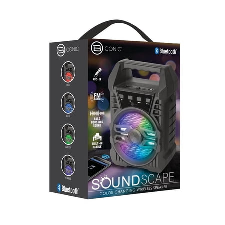 UPC: 0805112044603 | B-Iconic SoundWhiz speaker – Black
