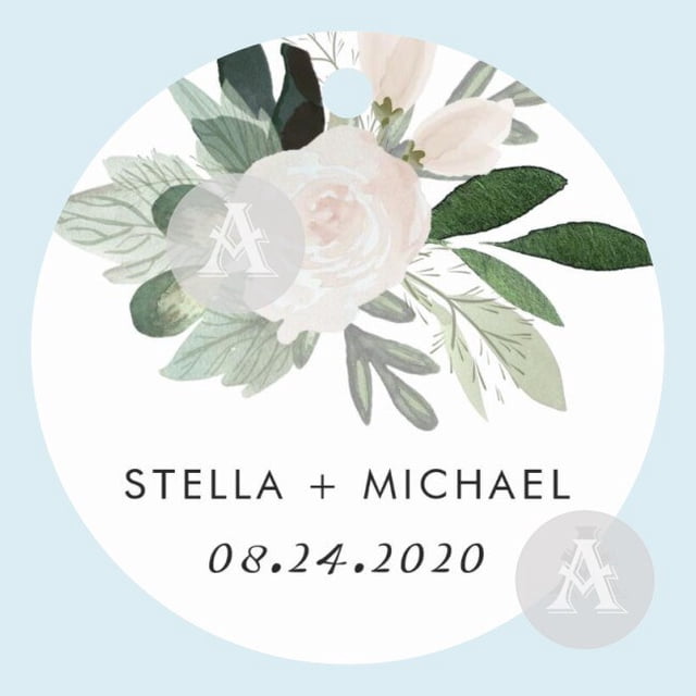 Etiquetas redondas personalizadas para boda, recuerdo de dulces, cumpleaños, bautismo, tu foto, 100/120 unidades