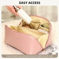 thumbnail image 3 of Travel Makeup Bag,toiletry bag Large Capacity Cosmetic Bags for Women,Waterproof Portable Pouch Open Flat Toiletry Bag Make up Organizer, 3 of 7