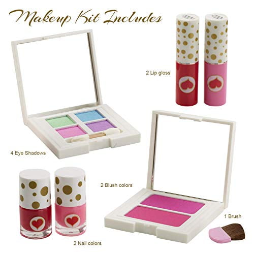 Kits de maquillage pour adolescents – Coffret cadeau de maquillage « LOVE »  pour jeunes adolescents ou filles – Comprend une palette de fards à  paupières avec des combinaisons de couleurs ultimes –
