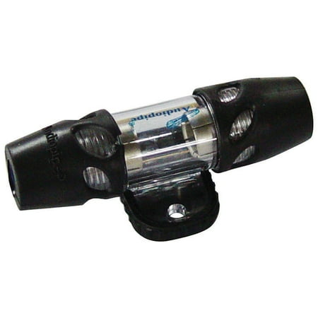 Agu In Line Fuse Holder - NIPPON N5C Audiopipe Inline AGU Fuse holder platinum Finish*N5C*