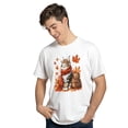 thumbnail image 3 of Welcome Fall Maine Coon Enjoys School Time Autumn Fall Leaves Shirt T-shirt Unisex Merch Cat Lover Kitten Owner Gifts - 02013, 3 of 6