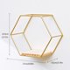 thumbnail image 5 of Estante De Almacenamiento De Pared Estante Hexagonal Decorativo Organizador De Pared Redondo De Uso General Estante Flotante Que Ahorra Espacio Durable Para Dormitorio De Estudio Serendint HA027446-01, 5 of 6