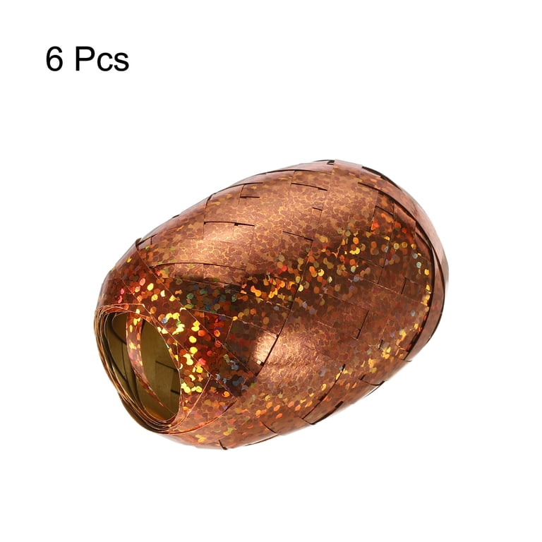 Ruban Frisé Métallisé Champagne Gold - 2 Rouleaux De 10m (11 Yards) - Largeur 3/16" - Marque Uxcell