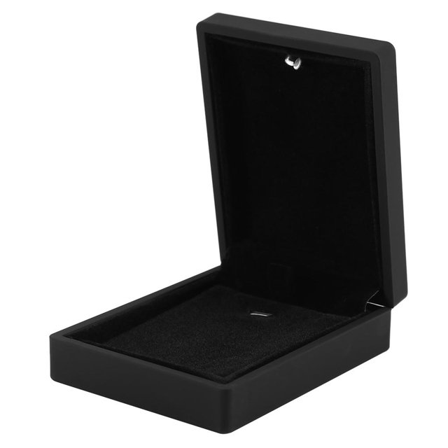 Herwey LED Lighted Ring/Pendant/Bracelet/Necklace Jewelry Display Case Gift Storage Box , Jewelry Display Box, Necklace Box